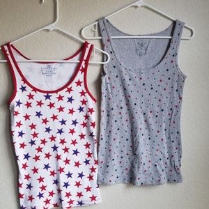 Red, White, & Blue Tank Tops (2)